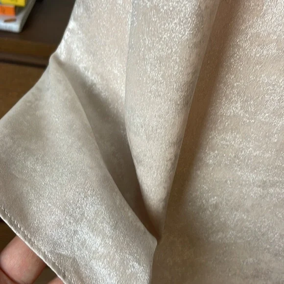 Lola and Sophie | Metallic Blush Tank Blouse M - Picture 5 of 5